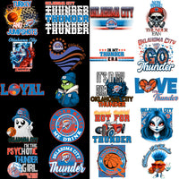 Load image into Gallery viewer, 48 Oklahoma City Thunder Basketball Designs Bundle PNG
