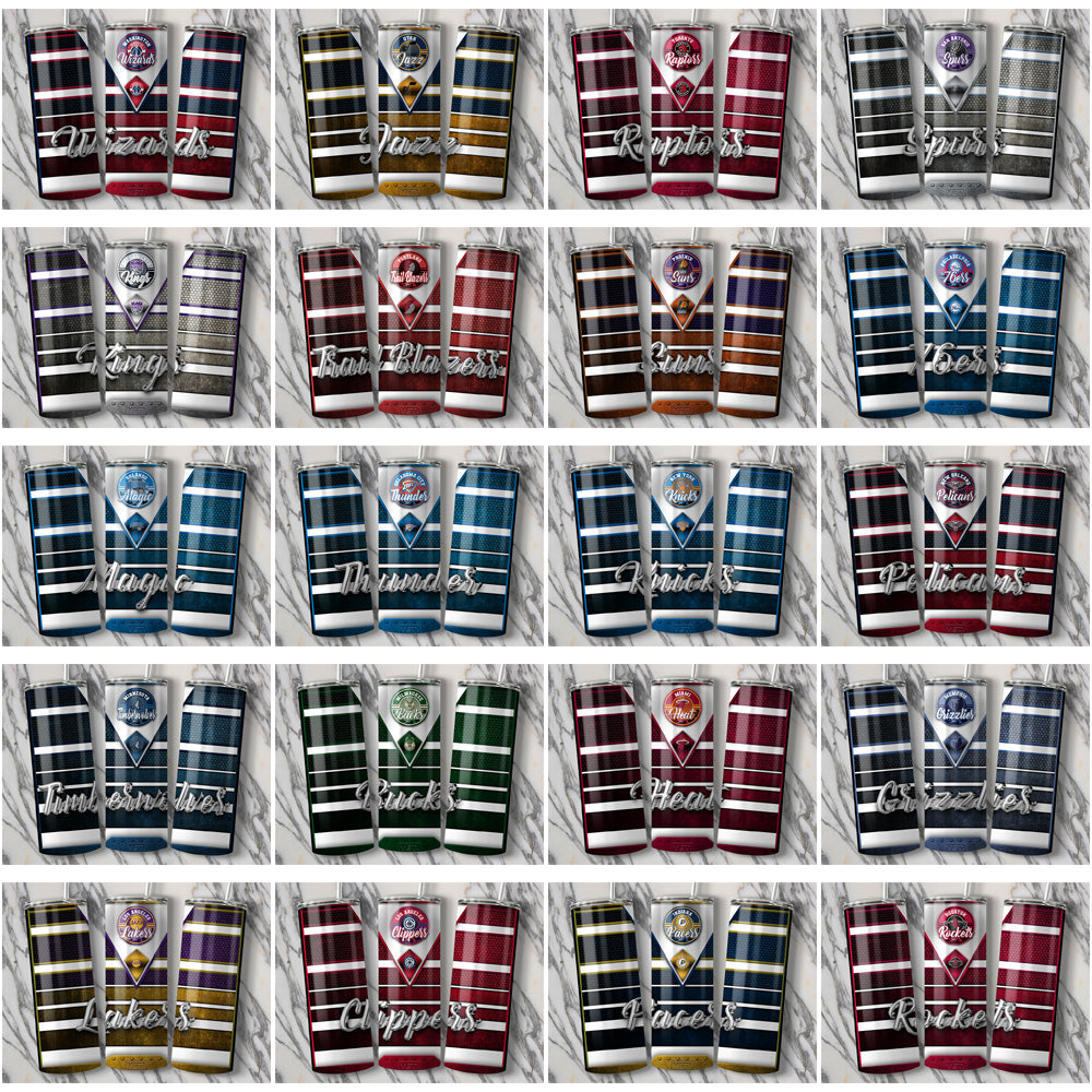 30 Basketball Teams YETI Tumbler Wrap Bundle JPG