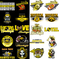 Load image into Gallery viewer, 77 Iowa Hawkeyes Designs Bundle PNG
