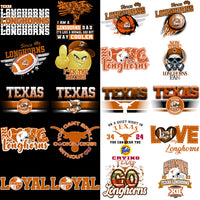 Load image into Gallery viewer, 106 Texas Longhorns Designs Bundle PNG

