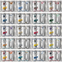 Load image into Gallery viewer, 32 Football Teams White Claw Tumbler Wrap Bundle JPG

