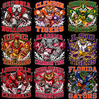 Load image into Gallery viewer, 89 College Football NCAA Teams Mascots Designs Bundle PNG
