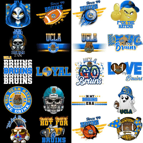 79 UCLA Bruins Designs Bundle PNG