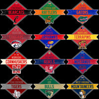 Load image into Gallery viewer, 129 College NCAA City Ribbon Typography Logo PNG Designs Bundle
