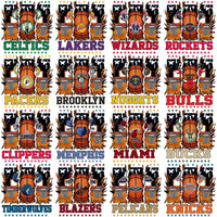 Load image into Gallery viewer, 30 Basketball Teams Logos Split Designs Bundle PNG
