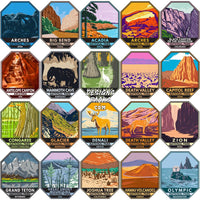 Load image into Gallery viewer, 120 USA National Parks Designs Bundle PNG
