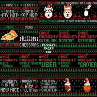 Load image into Gallery viewer, 200 Mixed Ugly Sweater Christmas Designs Bundle PNG
