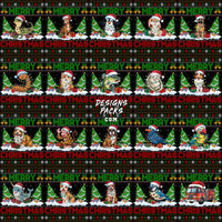 Load image into Gallery viewer, 160 Ugly Sweater Merry Christmas Designs Bundle PNG
