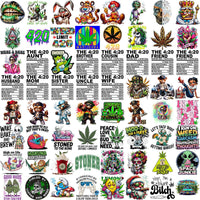 Load image into Gallery viewer, 300 Weed Dope 420 Cannabis Marijuana Designs Bundle PNG
