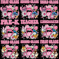Load image into Gallery viewer, 18 Back to School Kids Cartoon Couples Designs Bundle PNG
