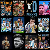 Load image into Gallery viewer, 50 Lionel Messi Soccer GOAT Football Designs Bundle PNG
