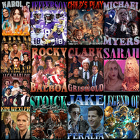 Load image into Gallery viewer, 50 Celebrity Fan Mixed Bootleg V2 90s Designs Bundle PNG
