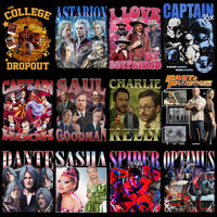 Load image into Gallery viewer, 50 Celebrity Fan Mixed Bootleg 90s V7 Designs Bundle PNG
