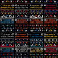 Load image into Gallery viewer, 32 Ugly Christmas Sweater Football Teams Designs Bundle PNG
