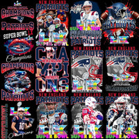 Load image into Gallery viewer, 30 Super Bowl LX Champion 2026 PNG Bundle |  New England Patriots Champions | Football Champions Designs
