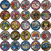 Lade Bild in die Galerieansicht, 153 Circle Pokefuta Japanese Manhole ball Poke V2 Designs Bundle PNG
