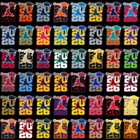 Load image into Gallery viewer, Class of 2026 graduation designs in vibrant colors for DTF, DTG, and embroidery projects.
