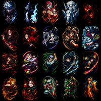 Cargar imagen en el visor de la galería, Anime character designs for DTF, DTG, embroidery &amp; tumbler wraps — vibrant, print-ready PNG, SVG, PES
