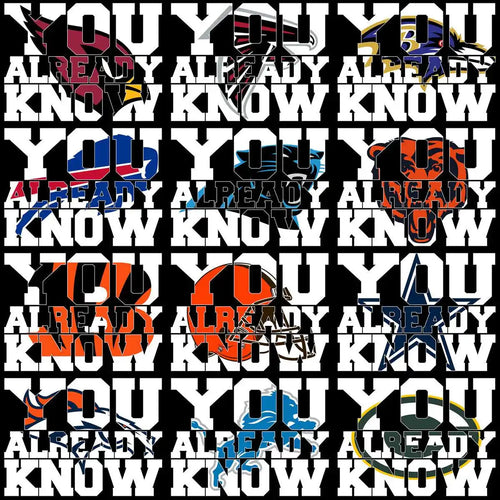32 Football Teams You Already Know Fans Designs Bundle PNG