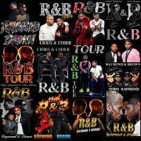 Load image into Gallery viewer, 35 Music Stars Tour 2026 R&amp;B Raymond &amp; Brown Designs Bundle PNG
