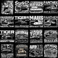 Load image into Gallery viewer, 100 Tank Military War Fighting Designs Bundle PNG
