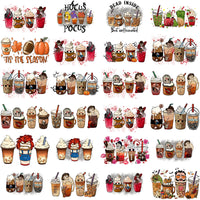Load image into Gallery viewer, 200 Drinks &amp; Coffee Popculture Halloween Designs Bundle PNG
