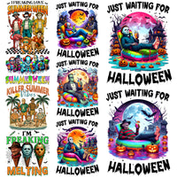 12 SummerWeen Slashers Waiting For Halloween Designs Bundle PNG