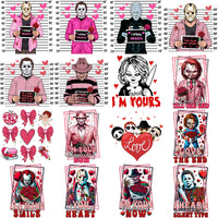 Load image into Gallery viewer, 99 Valentine Horror Slashers Mega Designs Bundle PNG
