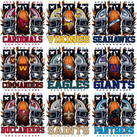Load image into Gallery viewer, 32 Football Teams Broken Helmet Designs Bundle PNG
