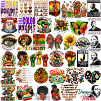 Load image into Gallery viewer, 140 Black History Month Black Juneteenth Designs Bundle PNG
