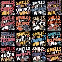 Load image into Gallery viewer, 32 Smells Like Football Teams Winners Designs Bundle PNG
