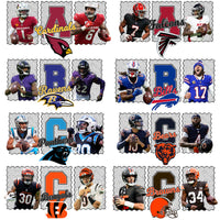 Load image into Gallery viewer, 32 Team Players Football Teams Designs Bundle PNG
