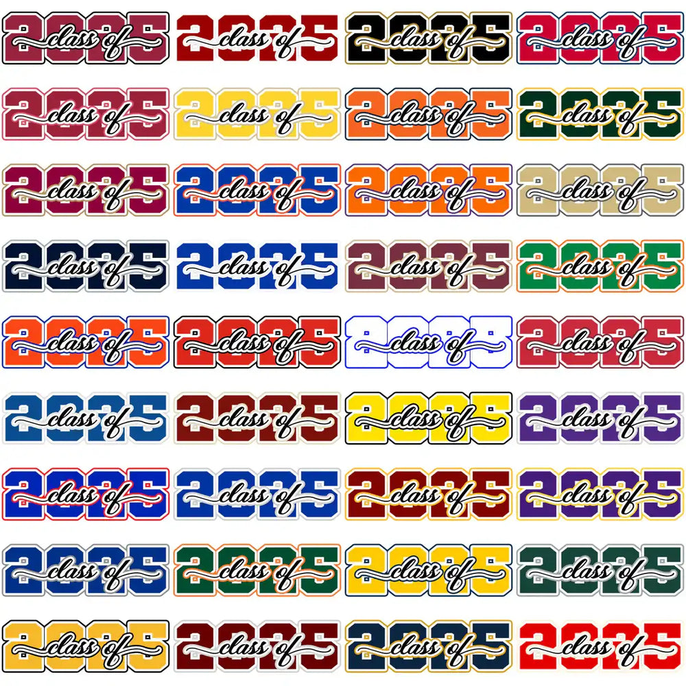 112 Class Of 2025 Senior Graduation Designs Bundle PNG