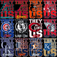 Load image into Gallery viewer, 30 THEY NOT LIKE US Baseball Teams Designs Bundle PNG + PSD
