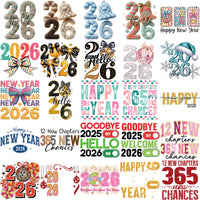 Load image into Gallery viewer, 60 Happy New Year 2026 Designs Bundle PNG
