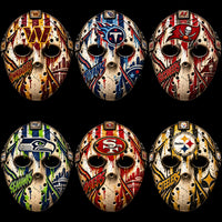 Load image into Gallery viewer, 32 Horror Football Teams Jason Voorhees Mask Designs Bundle PNG
