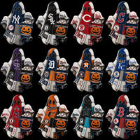 Load image into Gallery viewer, Halloween ghost designs with MLB team logos, baseballs, and pumpkin buckets for DTF/DTG printing
