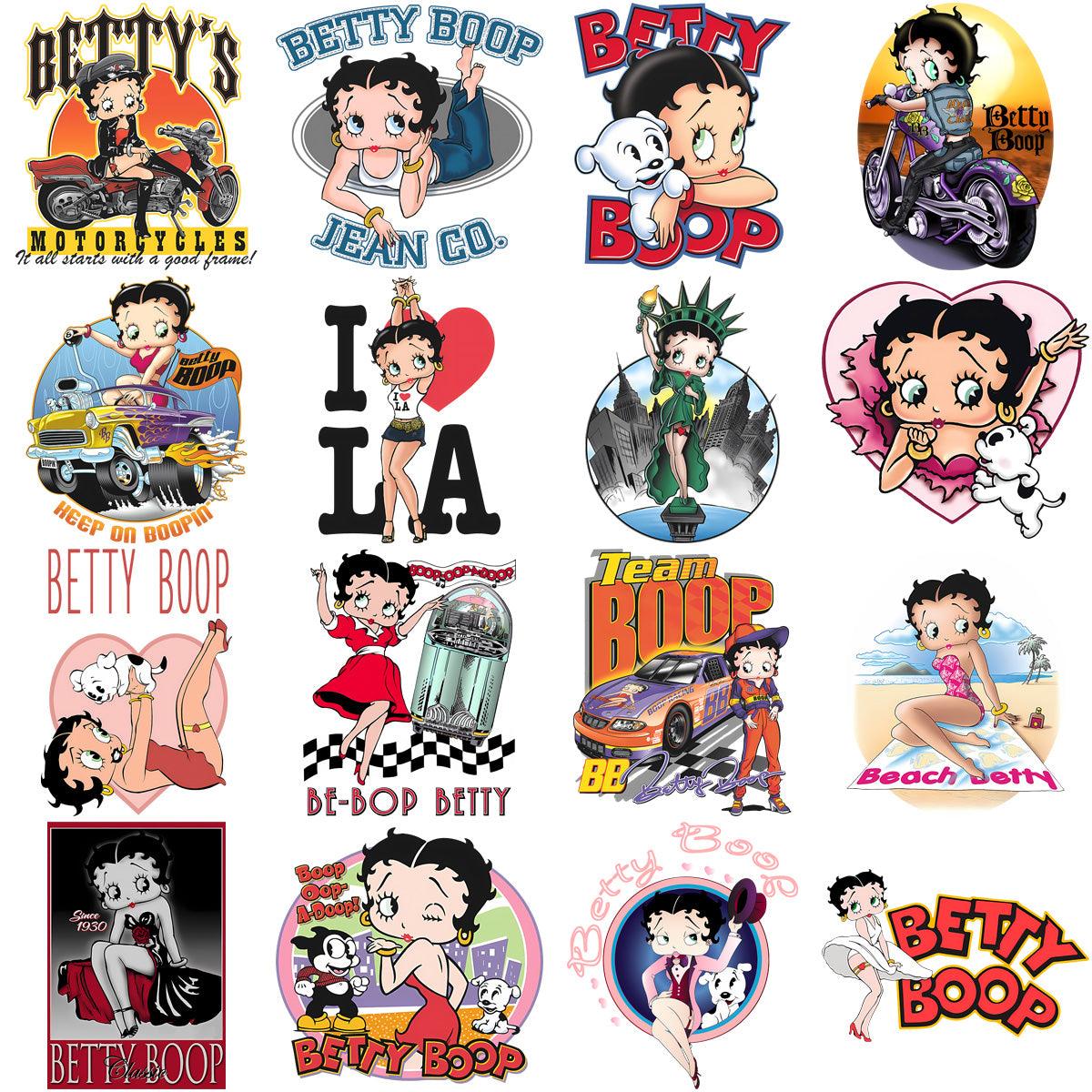 20 Cartoon BETTY Boop Designs Bundle PNG