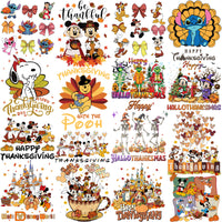 Load image into Gallery viewer, 55 Thanksgiving Mix Cartoon Fall V2 Designs Bundle PNG
