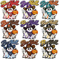 Load image into Gallery viewer, 32 Ghost Boo Y'all Football Teams Halloween Designs Bundle PNG

