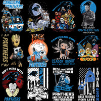 Load image into Gallery viewer, 110 Panthers MEGA Carolina Football Team Designs Bundle PNG
