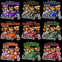 Load image into Gallery viewer, 55 College Football Teddy Bears Crew NCAA Teams Designs Bundle PNG
