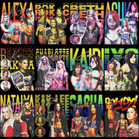 Load image into Gallery viewer, 30 Wrestling Divas Stars Pack Designs Bundle PNG
