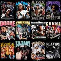 Load image into Gallery viewer, 23 Music Stars V3 Bootleg Designs Bundle PNG
