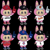 Load image into Gallery viewer, 30 Baseball Teams Logo Labubu #1 Designs Bundle PNG SVG
