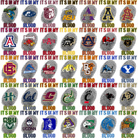 Load image into Gallery viewer, 128 College NCAA In My Blood Fingerprint DNA Logos PNG Designs Bundle
