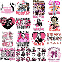 Load image into Gallery viewer, 55 Halloween Pink October Horror Designs Bundle PNG
