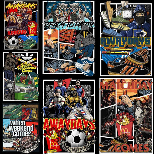 7 Shoes Strips  Brand Streetwear Designs Bundle PNG + PSD