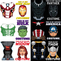 Load image into Gallery viewer, 14 Halloween Costume Super Heroes Designs Bundle PNG
