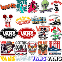 Load image into Gallery viewer, 80 VANS Skate Brand Mix Sport Designs Bundle PNG
